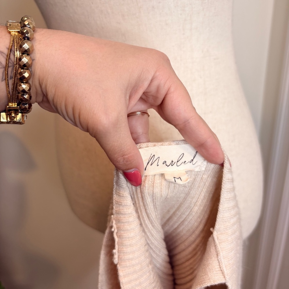 MARLED 2 Piece Button Up Cardigan Tank Set - Picture 10 of 10